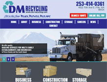 Tablet Screenshot of dm-recycling.com